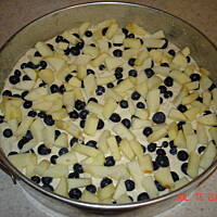 Smaczne ciasto owocowe