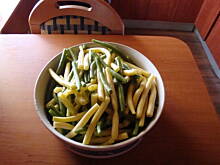 Fot. emeska1974, Fasolka żółta i zielona na ciepło maślano serowa