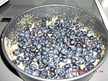 Fot. kamila258, Ciasto korzenno-migdałowe z jagodami