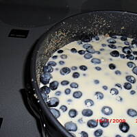 Ciasto korzenno-migdałowe z jagodami