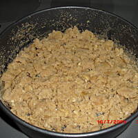 Ciasto korzenno-migdałowe z jagodami