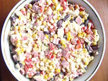 Fot. orzeszek, sałatka  z mozzarellą Izabeli