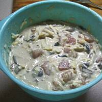 KOTLETY ala Miś - z piersi, pieczarek i sera