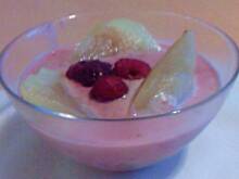 Fot. agik, gruszki w sosie waniliowo- malinowym