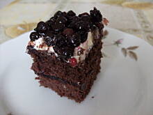 Fot. wera40, placek z czarną porzeczką