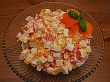 Fot. frankafiranka, Sałatka z paluszków Surimi błyskawiczna