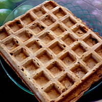 Gofry kakaowe i waniliowe