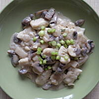 Gnocchi z sosem pieczarkowym