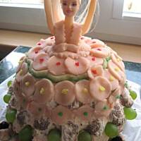 Tort Lalka Barbi  marzenie mojej Justynki