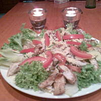 Sałatka włoska z kurczakiem - wykwintna