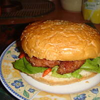 Cheeseburger z mięsa mielonego