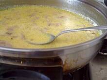 Fot. kasiulkasp, Makaron z sosem szynkowym