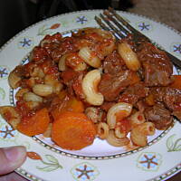 Warstwowe danie jedno garnkowe