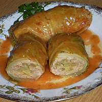 Gołąbki fantazyjne z fasolką wg Różyczki