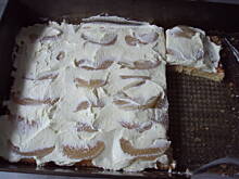 Fot. KacperI, Biszkopt z gruszkami i kremem