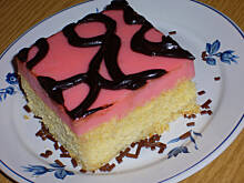 Fot. niebieska-różyczka, Ciasto z budyniem  bardzo łatwe wg Różyczki