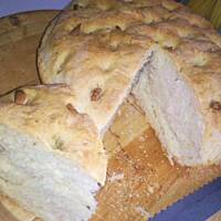 Chlebek Focaccia z ziolami i czosnkiem