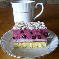 Ciasto jagodowo-waniliowe