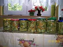 Fot. lenkaa87, Sałatka  z ogórków cebuli i marchwi na zimę