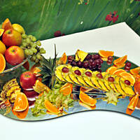 Owocowy bukiet - dekoracja