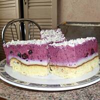 Ciasto jagodowo-waniliowe