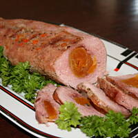 A la wędlina - polędwiczka z morelą kasiulii