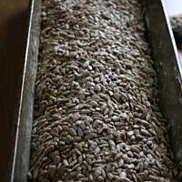 Chleb pikantny z smażonym boczkiem cebulą kasiuli