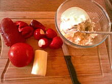 Fot. kaha87ha, Dietetyczny twarożek z czosnkiem i warzywkami