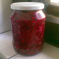 sałatka z kapusty czerwonej do słoika