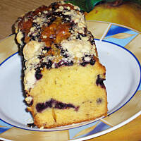 Ciasto ucierane z jagodami wg babci Różyczki