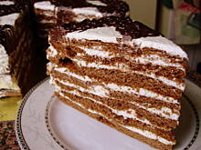 Fot. Krystyna9, Ciasto czekoladowe warstwowe - pyszne