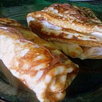 niebiańskie naleśniczki waniliowe z brzoskwiniami