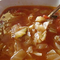 Dietetyczna włoska zupa jarzynowa