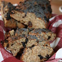 Chlebek z śliwką rodzynkami i makiem kasiuli