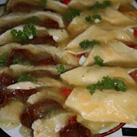 Roladki serowe z sosikiem chrzanowym pod kołderką kasiuli