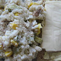 Sałatka ryżowa z makrelą