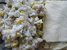 Fot. goshakk, Sałatka ryżowa z makrelą