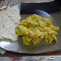 Jajecznica pikantna po hindusku