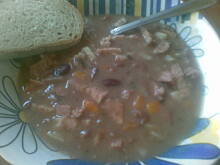Fot. kaha87ha, pyszna zupka fasolowa mojej babci w wersji oryginalnej i dietetycznej