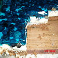 Ciasto z jagodami w modnych kolorach