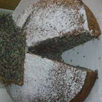 Makowe ciasto z białek