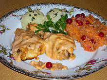 Fot. niebieska-różyczka, Kurczak gyros w sosie serowym wg Różyczki