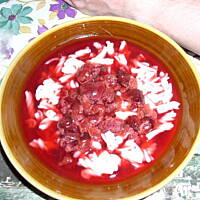 zupka z wiśni lub czereśni