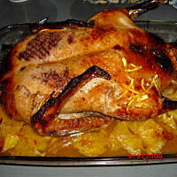 Kaczka pieczona z pomarańczami