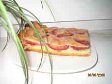 Fot. siekieratkaa, Placek śliwkowy z polewą śmietankową