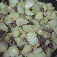 Kolacja- Młode ziemniaki w warzywnej potrawce