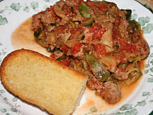 Fot. Alicja64, Cukiniowe wstążki w sosie pomidorowym