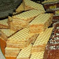 Andruty z masą na bazie mleka w proszku