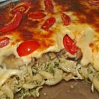 Zapiekanka wegetariańska z pesto