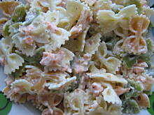 Fot. goshakk, Makaron z łososiem wędzonym a la Gosia